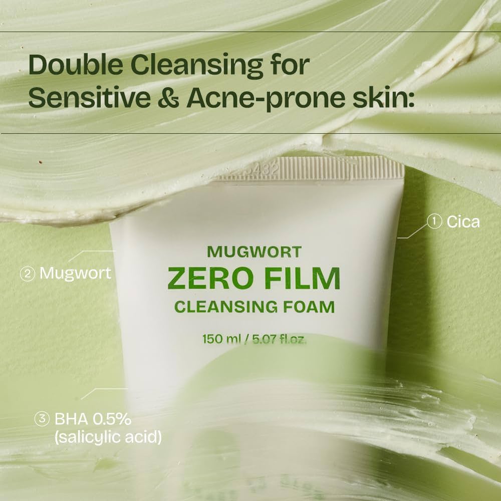 Orien Mugwort Zero Film Cleansing Foam